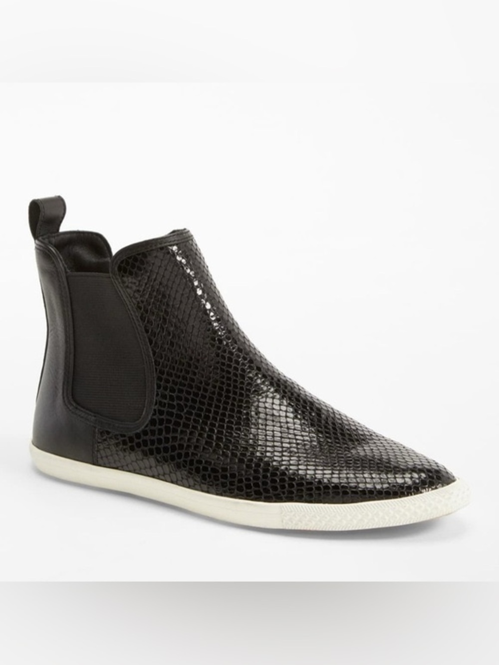 Marc by Marc Jacob’s black faux snakeskin Gracie sneaker Chelsea boots - EUR 37